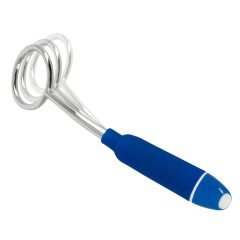 You2Toys Loop - Metal Glans Vibrator (Silver-Blue)