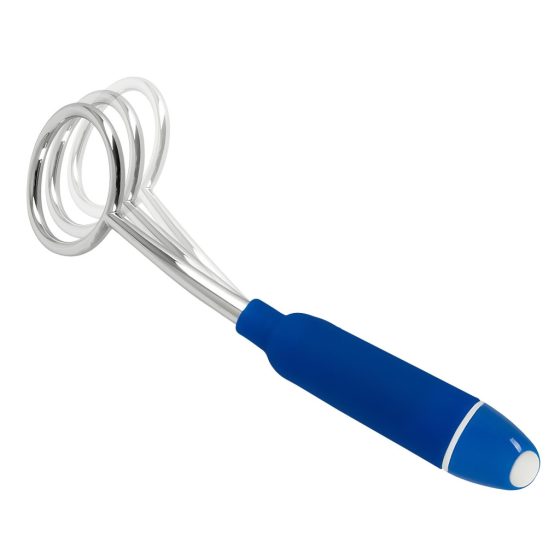 You2Toys Loop - Metal Glans Vibrator (Silver-Blue)