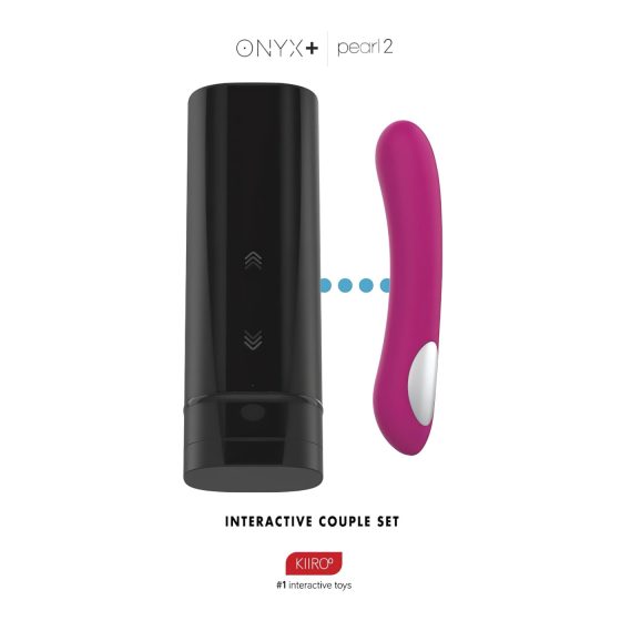 Kiiroo Onyx+ and Pearl 2 - Couples Set Masturbator and Vibrator