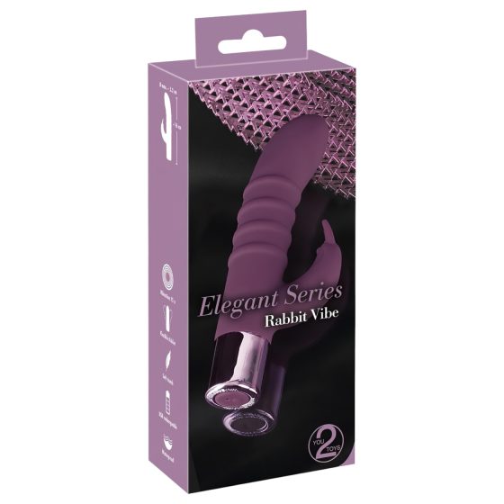 Rechargeable Clitoral and G-spot Vibrator (Purple)