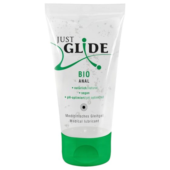 Just Glide Organic Anal - Water-Based Vegan Lubricant (50ml)