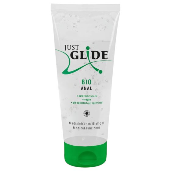 Just Glide Organic Anal - Water-Based Vegan Lubricant (200ml)