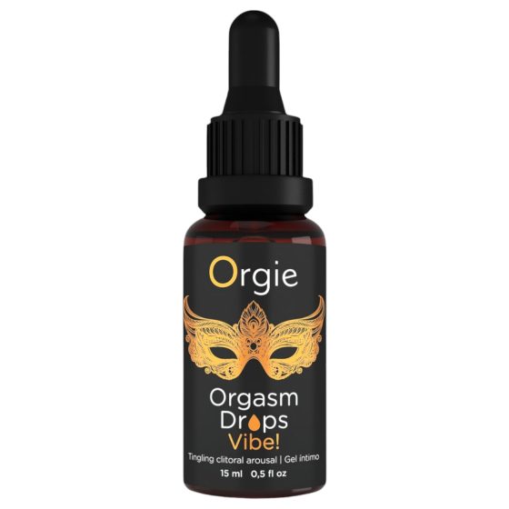 Orgie Orgasm Drops Vibe - Tingling Intimate Gel for Women (15ml)