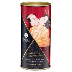 Shunga - Warming Massage Oil - Champagne-Strawberry (100ml)