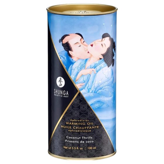 Shunga - Warming Massage Oil - Coconut (100ml)