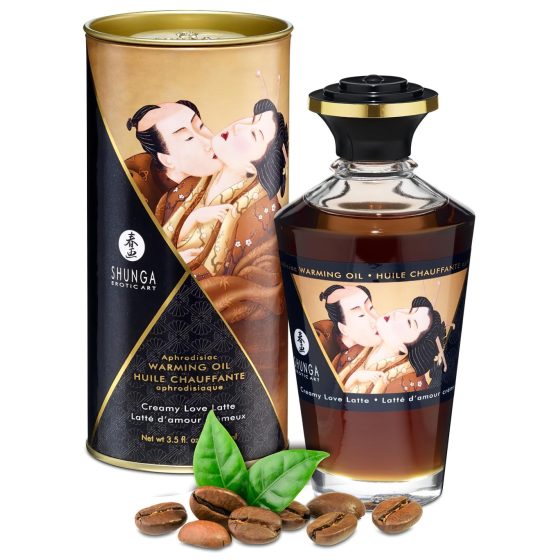 / Shunga - Warming Massage Oil - Creamy Latte (100ml)