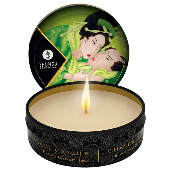 Shunga - Massage Candle - Green Tea (30ml)