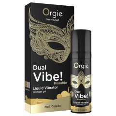 Orgie Dual Vibe! - Liquid Vibrator - Pina Colada (15ml)