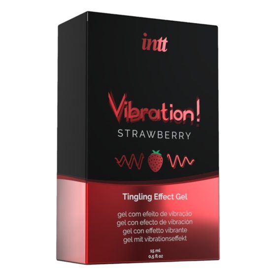 Intt Vibration! - Liquid Vibrator - Strawberry (15ml)