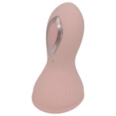   Lonely - Rechargeable, Waterproof Suction-Licking Breast Vibrator (Pink)