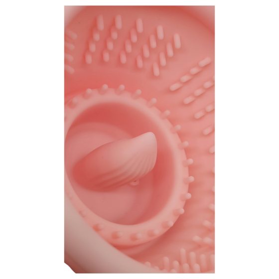 Lonely - Rechargeable, Waterproof Sucking and Licking Breast Vibrator (Pink)