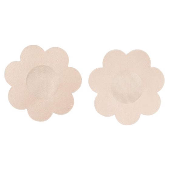 Cottelli Flower Nipple Patches - Nude (12 pcs)