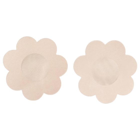 Cottelli Flower Nipple Patches - Nude (12 pcs)