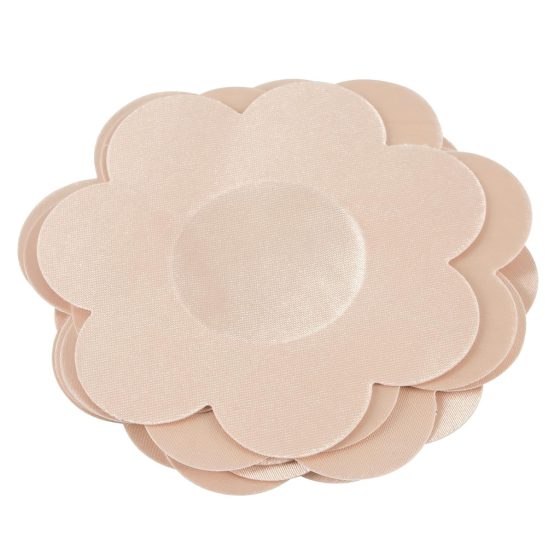 Cottelli Flower Nipple Patches - Nude (12 pcs)