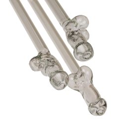 Straw Willy - Penis Shaped Drinking Straws - Clear (4pcs)