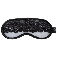 Fifty Shades of Grey - Satin Blindfold (Black-Silver)