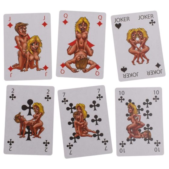 Kama Sutra - Fun French Card Deck Display - 24 pcs