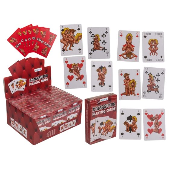 Kama Sutra - Fun French Card Deck Display - 24 pcs