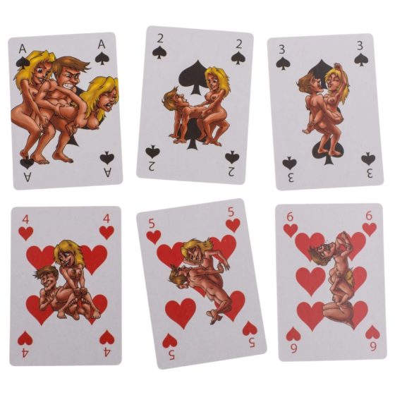 Kama Sutra - Fun French Playing Cards (54 pieces)