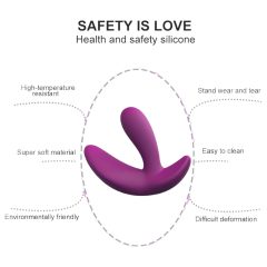   Cotoxo Saddle - Rechargeable Remote Control Prostate Vibrator (Purple)