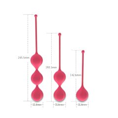 Cotoxo Belle - 3-Piece Kegel Ball Set (Red)