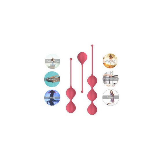 Cotoxo Belle - 3-Piece Kegel Ball Set (Red)