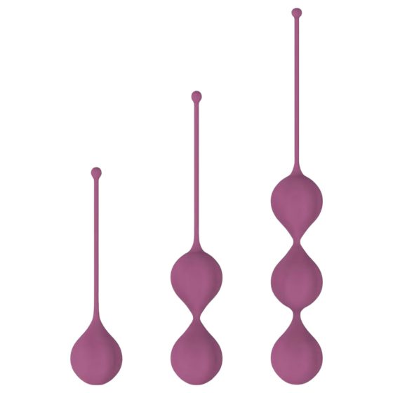 Cotoxo Belle - 3-Piece Kegel Ball Set (Purple)