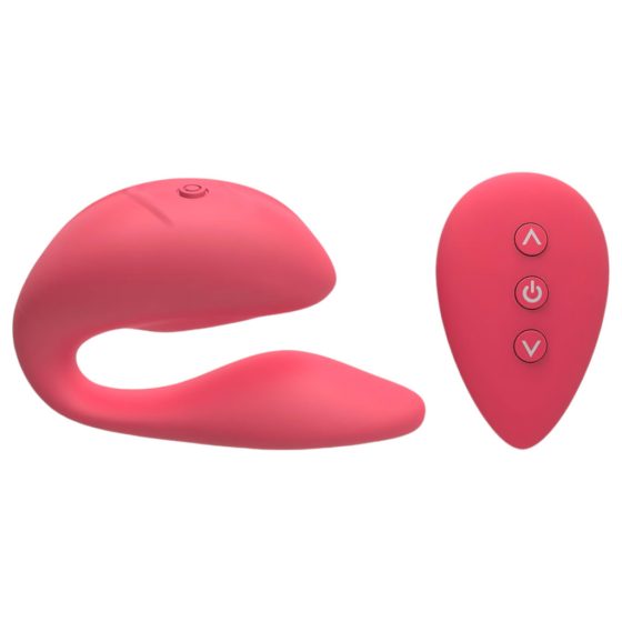 Cotoxo Cupid 2 - Rechargeable, Remote-Controlled Couple's Vibrator (Red)