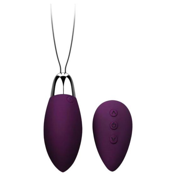 Cotoxo Fire 2 - Rechargeable Remote Control Vibrating Egg (Dark Purple)