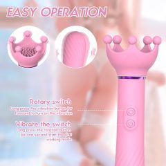 Sunfo - Nipple and G-Spot Vibrator (Pink)