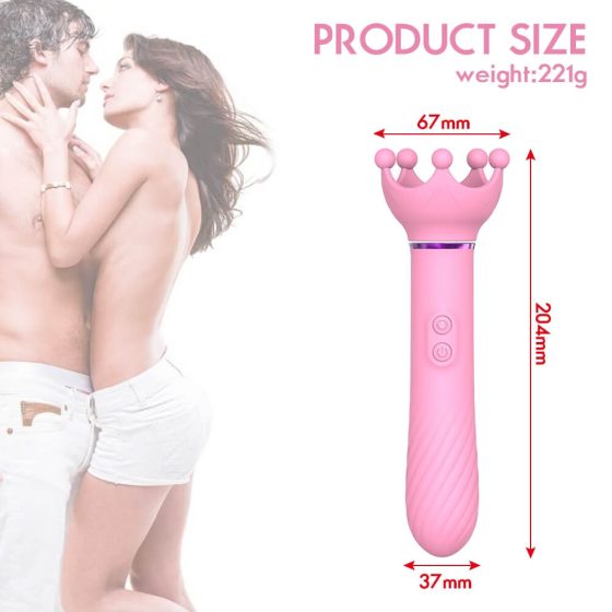 Sunfo - Rechargeable Rotating G-spot Vibrator (Pink)