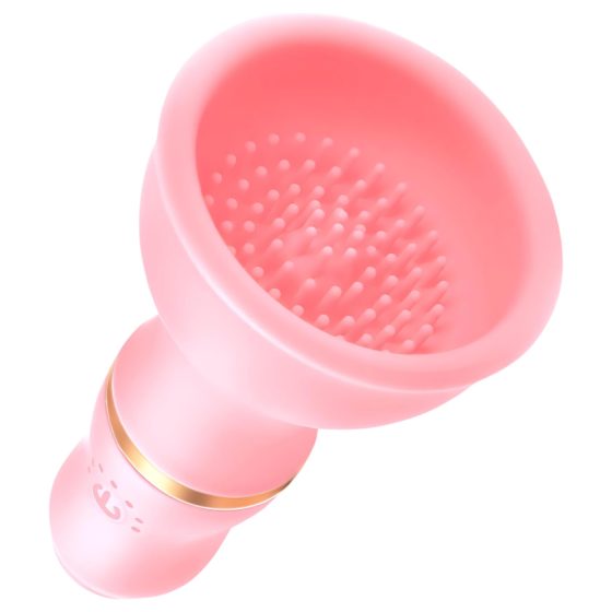 Sunfo - Rechargeable Vibrating Nipple Stimulator (Pink)