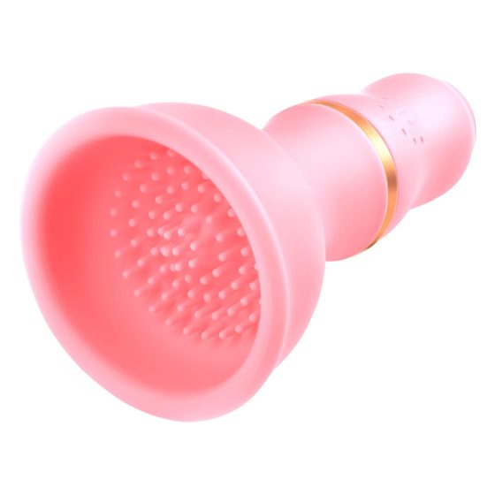 Sunfo - Rechargeable Vibrating Nipple Stimulator (Pink)