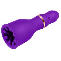 Sunfo - Battery Operated glans Vibrator (Purple)