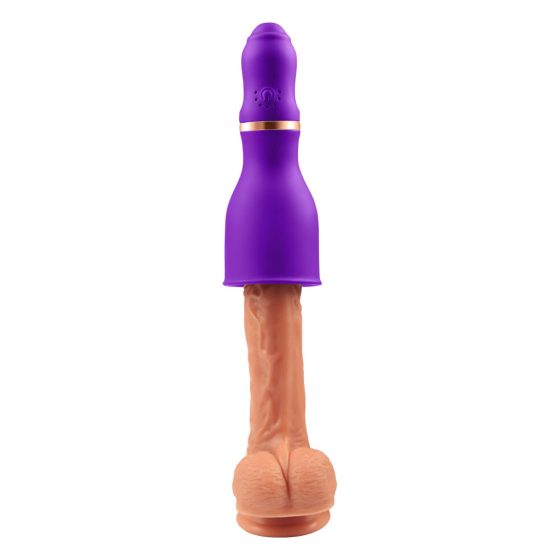 Sunfo - Battery Operated glans Vibrator (Purple)