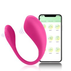 Sunfo - Smart Rechargeable Waterproof Vibrating Egg (Pink)