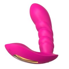   Sunfo - Smart, Rechargeable, Waterproof Stick-On Vibrator (Pink)