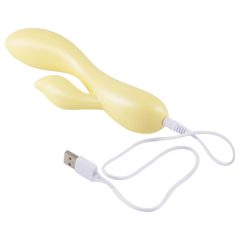   LP Jessica - Smart, Waterproof Clitoral Vibrator with Arm (Pastel Yellow)