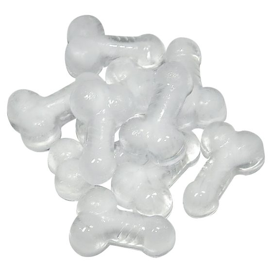 Penis-shaped silicone ice mold