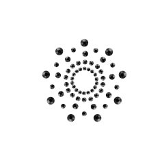 Sparkling Diamond Nipple Stickers (Black)