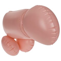 Cock Fighting - Inflatable Strap-On Penis Battle (Natural)