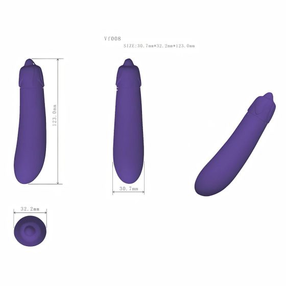 Lonely - Eggplant Vibrator (Purple)