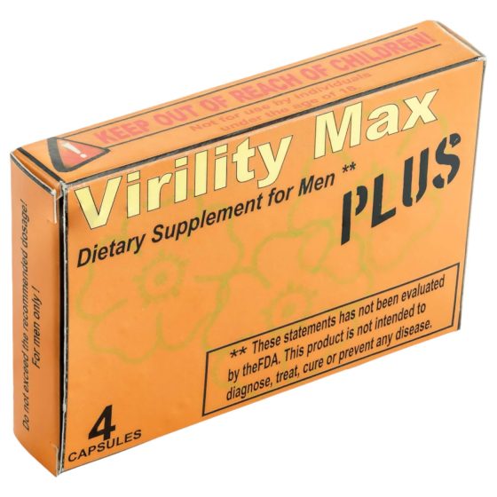 Virility Max Plus - Men's Supplement Capsules (4 pcs)