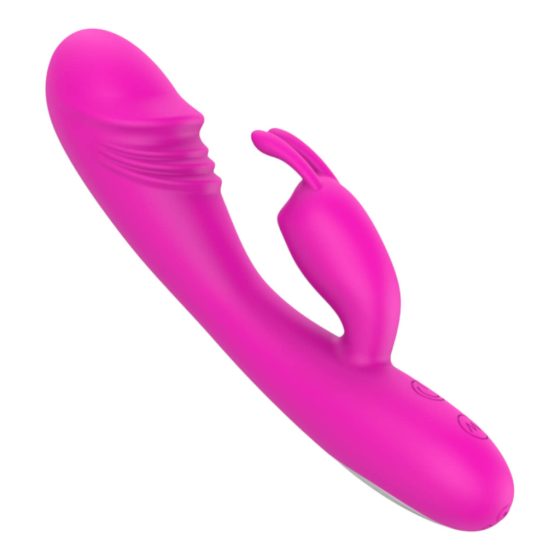 Lonely - Rechargeable G-Spot Vibrator with Clitoral Arm (Purple)