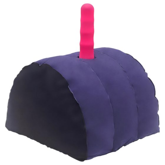 Magic Pillow - Inflatable Sex Pillow with Dildo Holder (Purple)