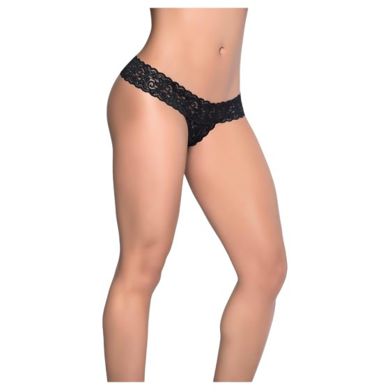 Open Thong (Black)