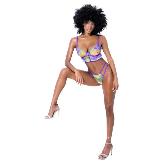 Mapale - Bra Set (Yellow-Purple)