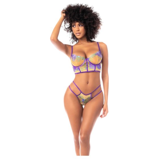 Mapale - Bra Set (Yellow-Purple)