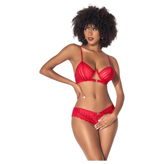 Mapalé - Bra and Open Panties (Red)