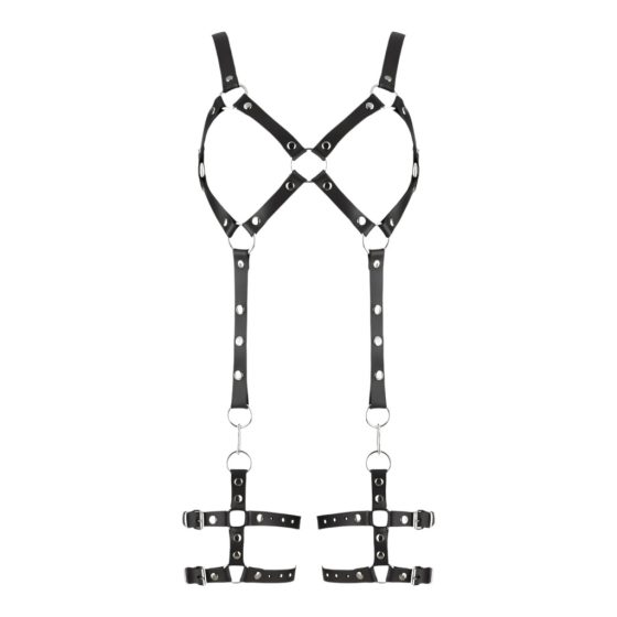 ZADO - Leather Body Harness - Black